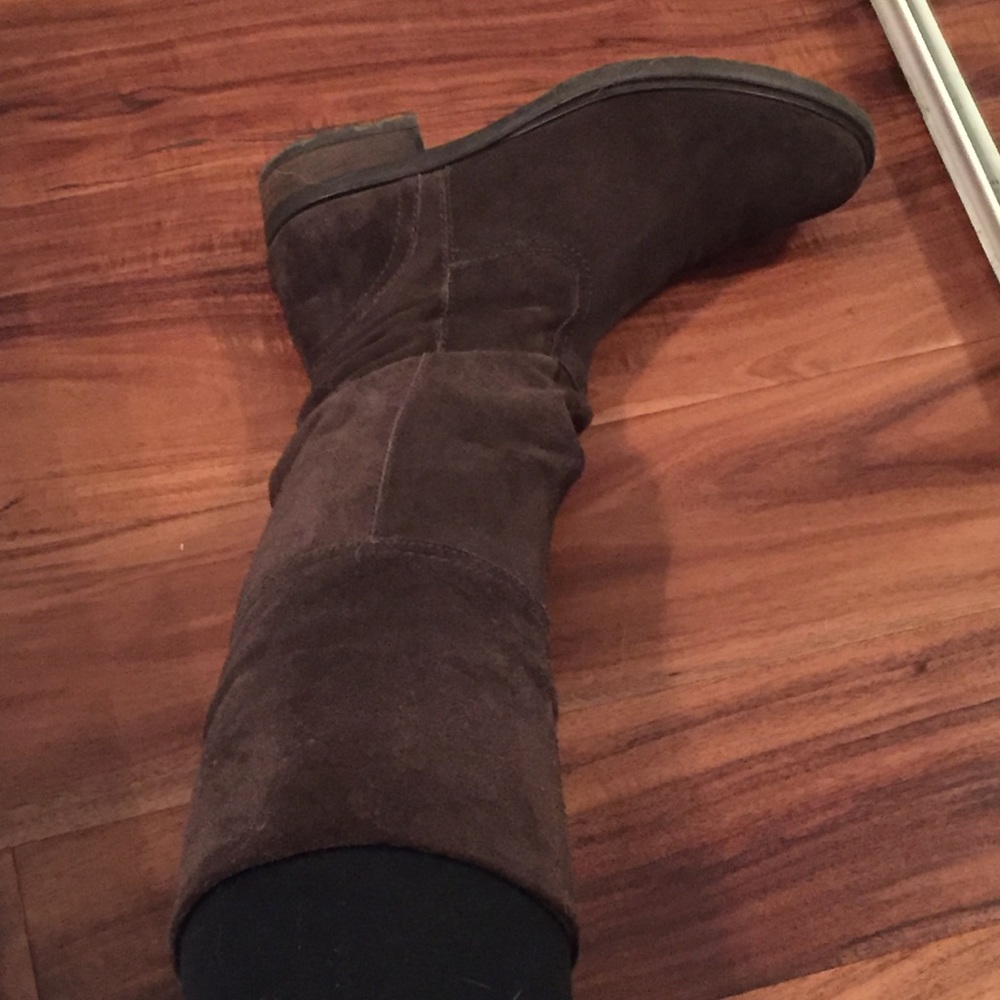 Brown Suede Boots